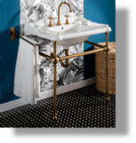 Charleston Metal Washstand 