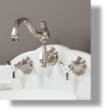 Monarque Wall Mounted 3-Hole Basin Set