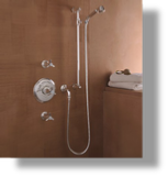 Monarque Slide Bar with Hand Shower & Elbow