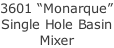 3601 “Monarque” Single Hole Basin Mixer
