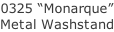 0325 “Monarque” Metal Washstand