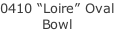 0410 “Loire” Oval Bowl